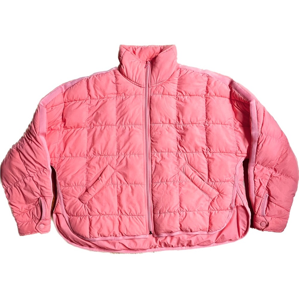 Free People Pippa Packable Puffer Bright Pink XS
